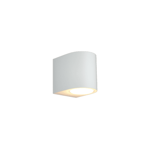 it-Lighting Powell 1xGU10 Outdoor Up or Down Wall Lamp White D:9cmx8cm (80200224) - Image 1