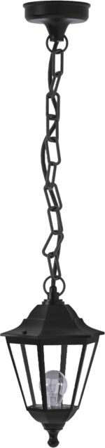 it-Lighting Redfish 1xE27 Outdoor Pendant Light Black D:137cmx21.5cm (80300114)