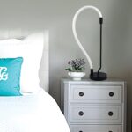 InLight Επιτραπέζιο φωτιστικό LED 18W 3000K από χρώμιο μέταλλο και σωλήνα σιλικόνης D:60cm (3011-CH) - Image 3