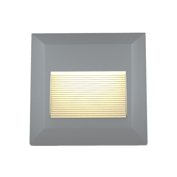 it-Lighting Salmon LED 2W 3CCT Outdoor Wall Lamp Grey D:12.4cmx12.4cm (80201830) - Image 1