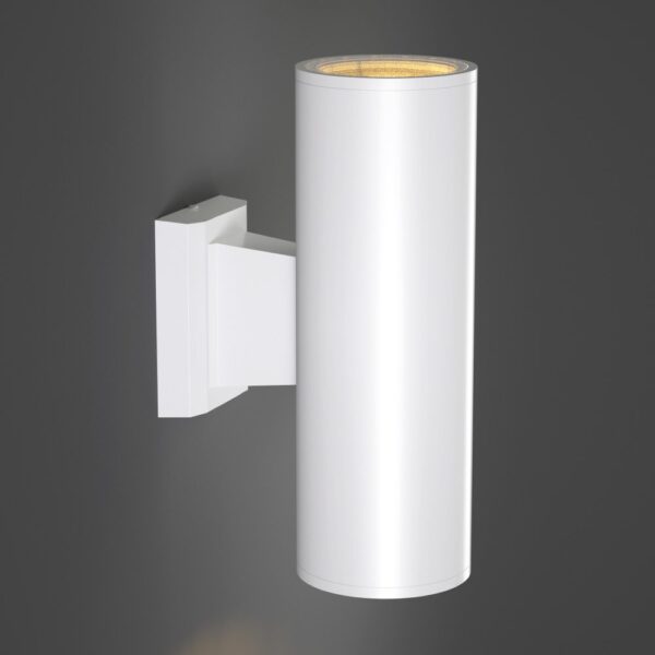 it-Lighting Winnipeg 2xΕ27 Outdoor Up-Down Wall Lamp White D:15.3cmx26cm (80203424) - Image 1