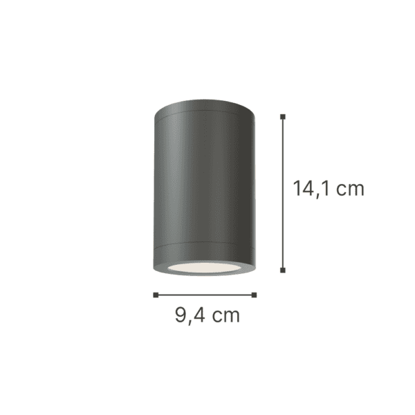 it-Lighting Reindeer 1xGU10 Outdoor Ceiling Down Light White D:14.1cmx9,4cm (80300524) - Image 2