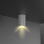 InLight Πλαφονιέρα οροφής LED 28W 3CCT (by switch on base) από γκρι μέταλλο και ακρυλικό D:40cm (42035-C-Gray)