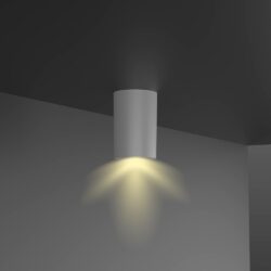 InLight Πλαφονιέρα οροφής LED 28W 3CCT (by switch on base) από γκρι μέταλλο και ακρυλικό D:40cm (42035-C-Gray)