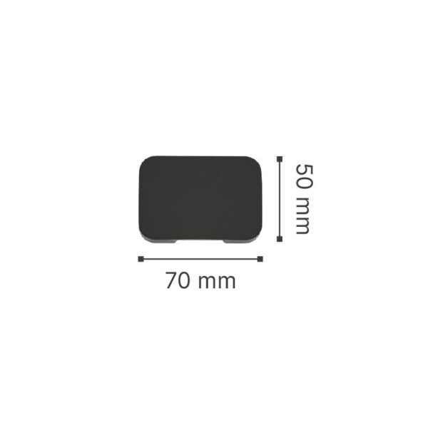 it-Lighting Silver LED 1W 3000K Outdoor Wall Lamp Anthracite D:5cmx7cm (80202440) - Image 3