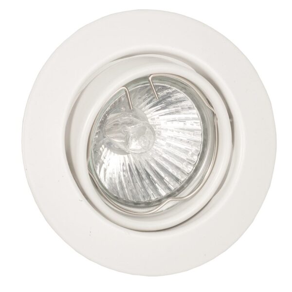 InLight Χωνευτό σποτ από λευκό μέταλλο 1XGU10 D:9cm (43277-Λευκό) - Image 1