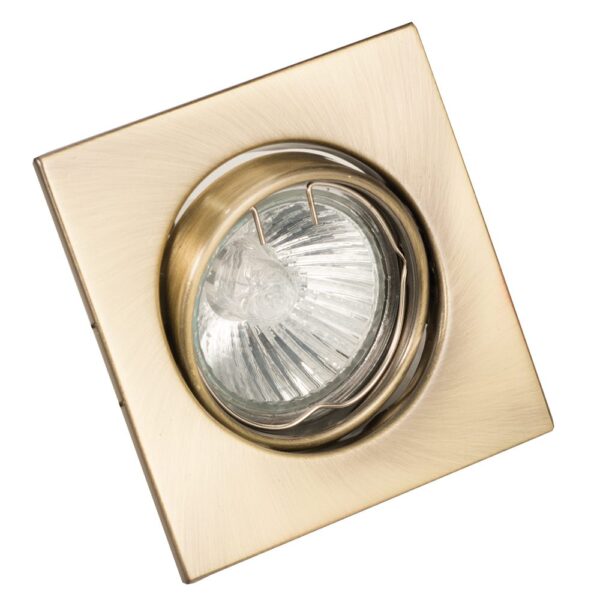 InLight Χωνευτό σποτ από οξυντέ μέταλλο 1XGU10 D:9cm (43278-Οξυντέ) - Image 1