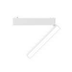 InLight Φωτιστικό LED 10W 3000K για Ultra-Thin μαγνητική ράγα σε λευκή απόχρωση D:23cmX8cm (T03401-WH) - Image 2