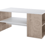 Τραπέζι σαλονιού K917 Δρυς/Λευκό, 100x50x60, Genomax