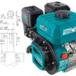 TOTAL ΕΠΑΓΓ. ΚΙΝΗΤΗΡΑΣ ΒΕΝΖ. 196cc - 6.5HP ΣΦΗΝΑ (TGEN16821)