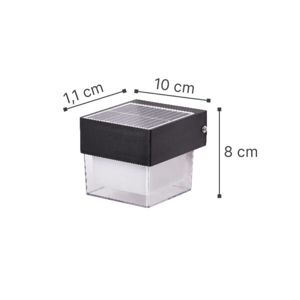 it-Lighting Grenada-LED 2W 3CCT Solar Wall Light in Black Color (80204410S) - Image 2