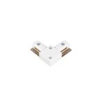 InLight Σύνδεσμος L Λευκός Μονοφασικής Ράγας (TC1-029-WH)