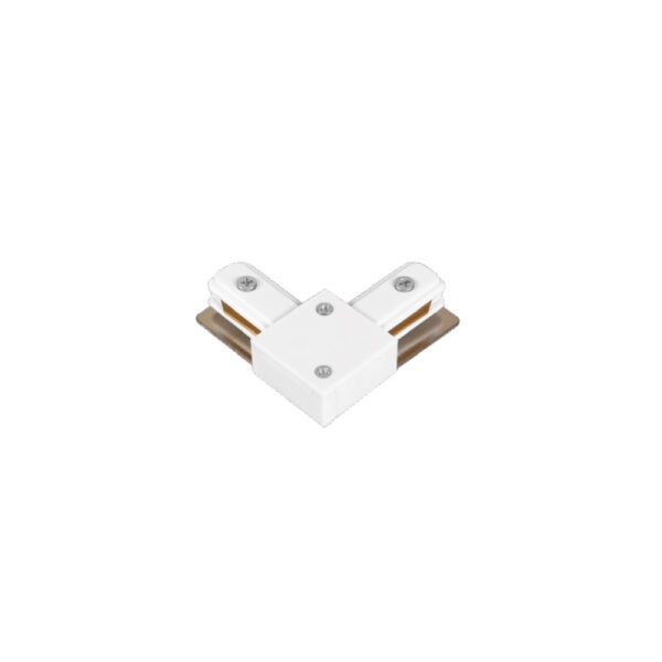 InLight Σύνδεσμος L Λευκός Μονοφασικής Ράγας (TC1-029-WH) - Image 1