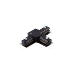 InLight Σύνδεσμος Τ Μαύρος Μονοφασικής Ράγας (TC1-030-BL)