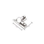InLight Σύνδεσμος L  Μαύρος Μονοφασικής Ράγας (TC1-029-BL) - Image 2