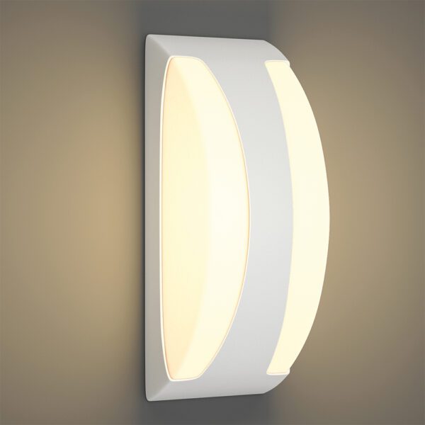 it-Lighting Wildwood - E27 Outdoor Wall Lamp in  White Color (80203624) - Image 1