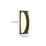 it-Lighting Wildwood - E27 Outdoor Wall Lamp in  White Color (80203624) - Image 2