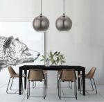 InLight Κρεμαστό φωτιστικό από φιμέ γυαλί 1XE27 D:25cm (4355-Β) - Image 8