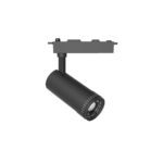 InLight Σποτ μονοφασικής ράγας LED 20W 3CCT με επιλογή εναλλαγής μοιρών σε μαύρη απόχρωση D:5.8cmX15
