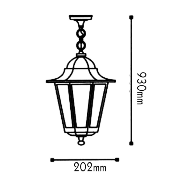 ΦΑΝΑΡΙ ΚΡΕΜΑΣΤΟ ΧΡΥΣΟ ΜΑΥΡΟ ΙΡ44 Ε27 60W - Image 6