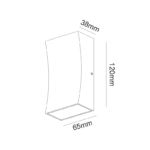 ^LED HP WALL LUMINAIRE 6W 180LM 89° 230V AC 3.000K DARK GREY CRI80 IP65 30.000HRS - Image 3