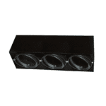 ^  ΣΠΟΤ ΟΡΟΦΗΣ AR111 ΤΡΙΠΛΟ ΜΑΥΡΟ 150x450x120