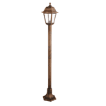 4S PLASTIC FLOOR GARDEN RUST LUMINAIRE 100CM E27 IP44