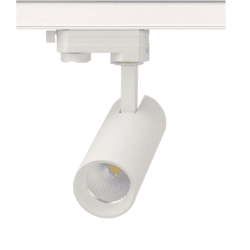 SAND WHITE LED TRACK LUMINAIRE 10W 3000K 3-PHASE 36° 1000LM 230V AC Ra80 Φ55*153MM 5YRS