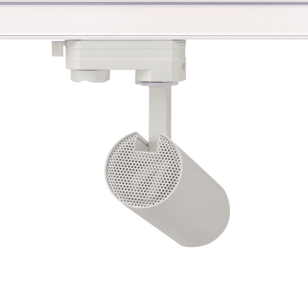 SAND WHITE LED TRACK LUMINAIRE 10W 3000K 3-PHASE 36° 1000LM 230V AC Ra80 Φ55*153MM 5YRS - Image 2