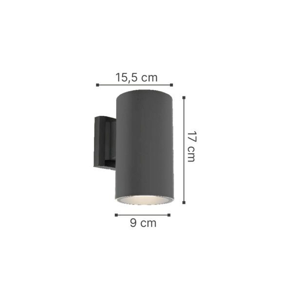 it-Lighting Candler E27 Up or Down Outdoor Light in White Color (80203724) - Image 2