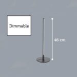 InLight Επιτραπέζιο φωτιστικό LED 7W 3000K από μαύρο μέταλλο και ακρυλικό D:46cm (3012) - Image 2