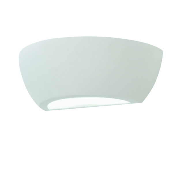 InLight Επιτοίχιο φωτιστικό λευκό από γύψο 1XE14 D:30cm (43345) - Image 1