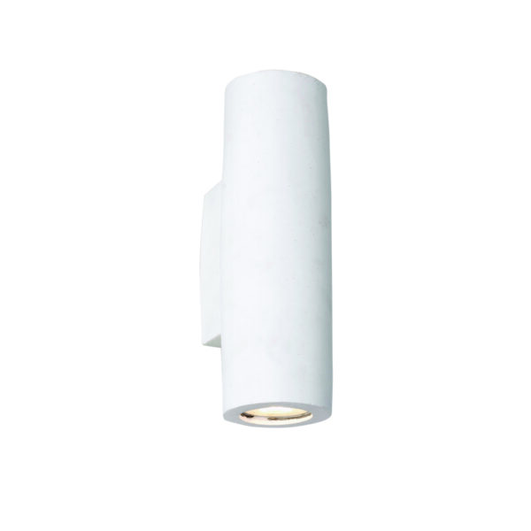 InLight Επιτοίχιο φωτιστικό λευκό από γύψο 2XGU10 D:25cm (43404) - Image 1