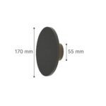it-Lighting Geneva LED 8W 3CCT Outdoor Wall Lamp White D:17cmx5.5cm (80201120) - Image 2