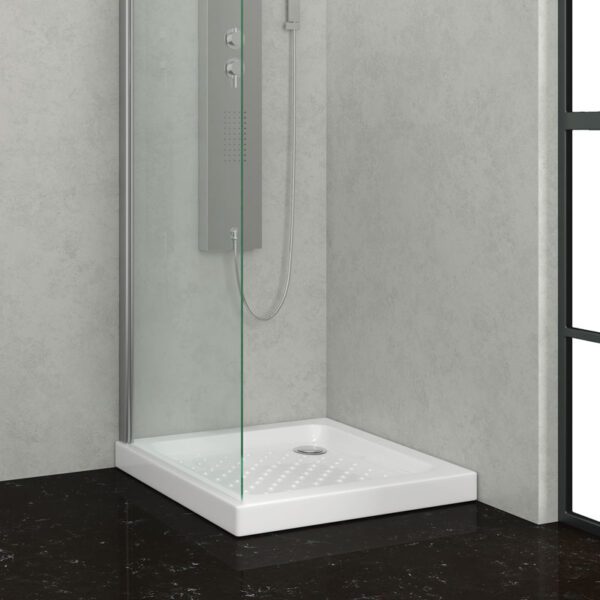 Ντουζιέρα τετράγωνη πορσελάνης PORCELAIN KARAG 72x72x9cm - Image 1