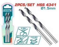 TOTAL ΕΠΑΓΓ. ΤΡΥΠΑΝΙ HSS DIN4341 1.5mm 2τεμ (TAC1200154)