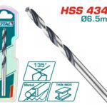 TOTAL ΕΠΑΓΓ. ΤΡΥΠΑΝΙ HSS DIN4341 6.5mm 1τεμ (TAC1200654)