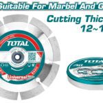 TOTAL ΔΙΑΜΑΝΤΟΔΙΣΚΟΙ ΞΗΡΑΣ ΚΟΠΗΣ 230mm 5TEM ΣΕ ΜΕΤΑΛΛΙΚΟ ΚΟΥΤΑΚΙ (TAC2112303M)