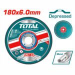 TOTAL ΔΙΣΚΟΣ ΛΕΙΑΝΣΕΩΣ ΜΕΤΑΛΛΟΥ Φ - 180 Χ 6mm (TAC2231801)