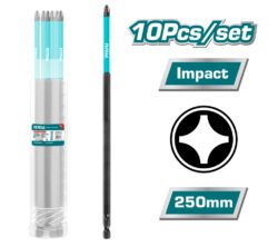 TOTAL ΜΥΤΕΣ ΜΑΓΝΗΤΙΚΕΣ ΜΑΥΡΕΣ ΡH2 250mm 10ΤΕΜ (TACIM16PH2103)