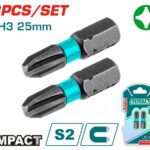 TOTAL ΕΠΑΓΓ. ΜΥΤΕΣ ΜΑΓΝΗΤΙΚΕΣ ΜΑΥΡΕΣ ΡH3 25mm 2ΤΕΜ (TACIM71PH325)