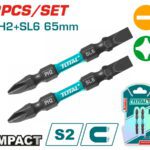 TOTAL ΕΠΑΓΓ. ΜΥΤΕΣ ΜΑΓΝΗΤΙΚΕΣ ΜΑΥΡΕΣ ΔΙΠΛΕΣ ΡH2+SL6 65mm 2ΤΕΜ (TACIM72HL665)