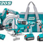 TOTAL ΕΠΑΓΓΕΛΜΑΤΙΚΟ ΣΕΤ ΔΡΑΠΑΝΟΚΑΤΣΑΒΙΔΟ + ΠΑΛΜΙΚΟ ΚΑΤΣΑΒΙΔΙ + ΣΕΓΑ + ΔΙΣΚΟΠΡΙΟΝΟ ΜΠΑΤΑΡΙΑΣ ΛΙΘΙΟΥ 20V / 4Ah (TCKLI2010)