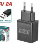 TOTAL ΦΟΡΤΙΣΤΗΣ 5V / 2A USΒ Τype-A (TCLI120502)