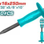 TOTAL ΒΕΛΟΝΙ ΜΕ ΠΛΑΣΤΙΚΗ ΛΑΒΗ 250mm (THT4221026)