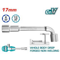 TOTAL ΓΩΝΙΑΚΟ ΣΩΛΗΝΩΤΟ 17mm (THWL1706)