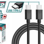 TOTAL ΚΑΛΩΔΙΟ ΦΟΡΤΙΣΤΗ USB Type C to Type C 1m (TIUCC02)