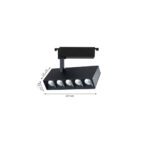 InLight Σποτ 20W μονοφασικής ράγας σε λεύκο χρώμα (T1-05800-White) - Image 2