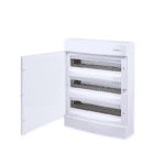 SURFACE MOUNTING 54 MODULES 3 ROWS WHITE DOOR