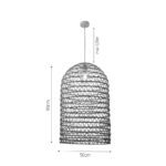 InLight Κρεμαστό Φωτιστικό από σχοινί 1xE27 D:50cm (4048-A) - Image 3